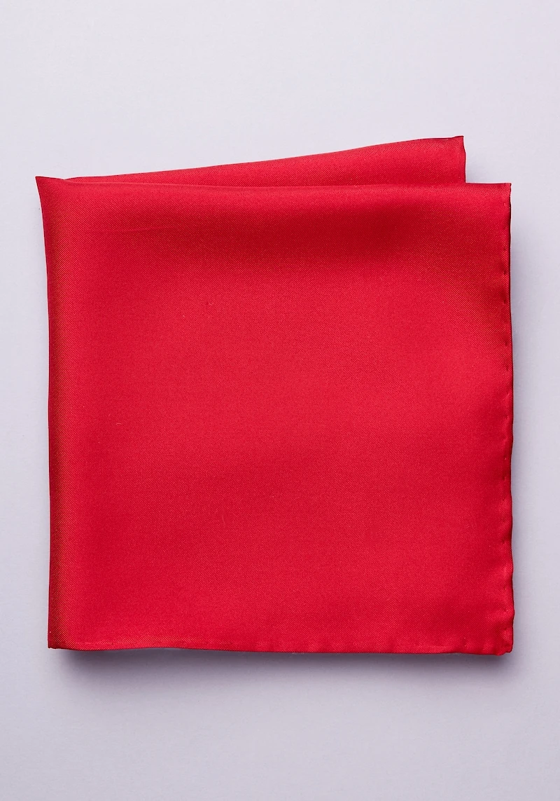 Men's Jos. A. Bank Silk Pocket Square at Jos. A. Bank, Red,