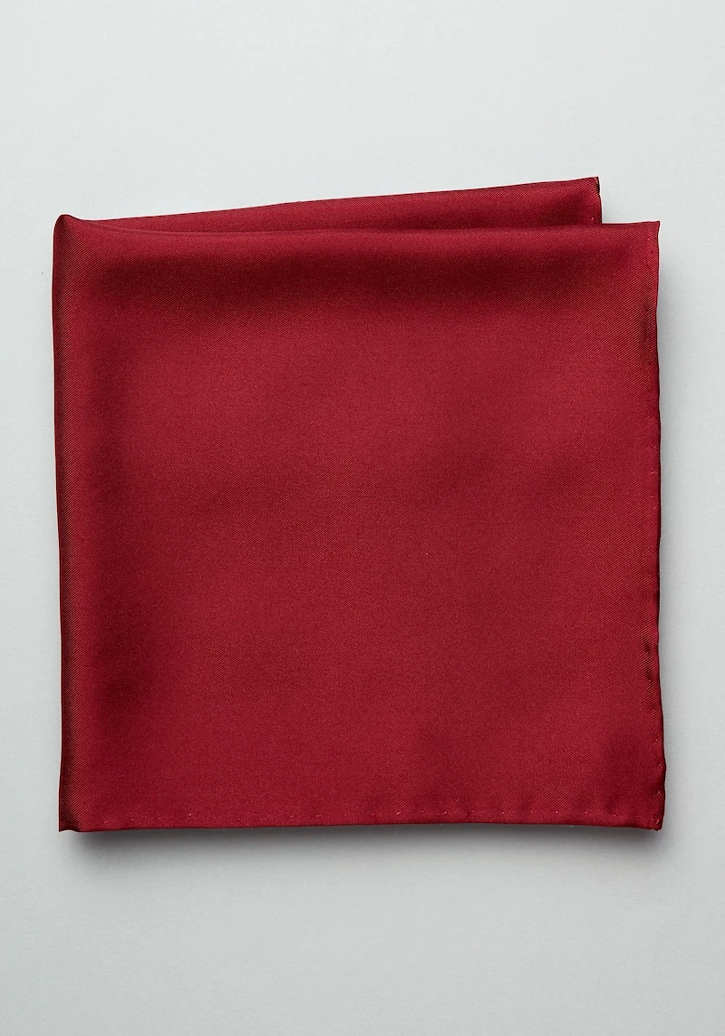 Men's Jos. A. Bank Silk Pocket Square at Jos. A. Bank, Burgundy/Wine,