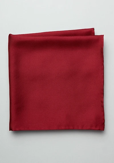 Men's Jos. A. Bank Silk Pocket Square at Jos. A. Bank, Burgundy/Wine,