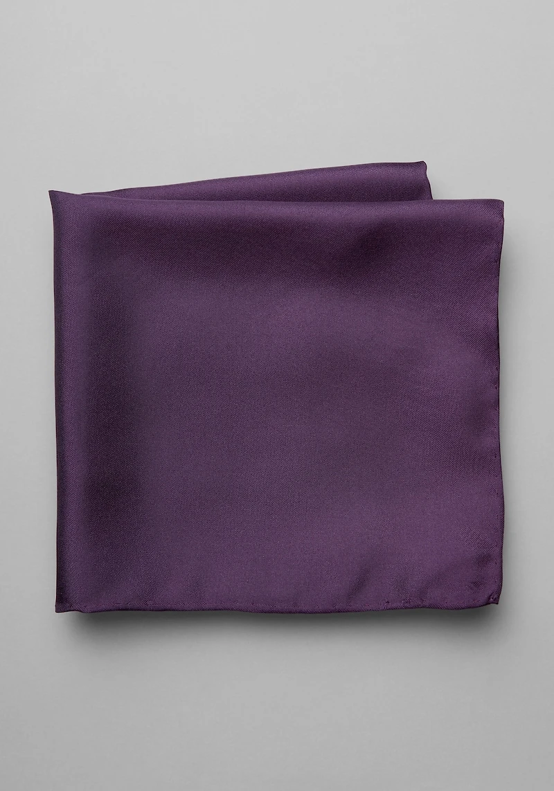 Men's Jos. A. Bank Silk Pocket Square at Jos. A. Bank, Plum/Purple