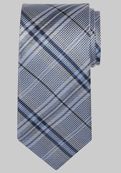 Men's Reserve Collection Plaid Tie at Jos. A. Bank, Blue,