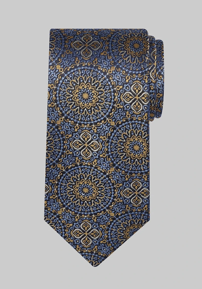 Men's Reserve Collection Medallion Tie at Jos. A. Bank, Gold,