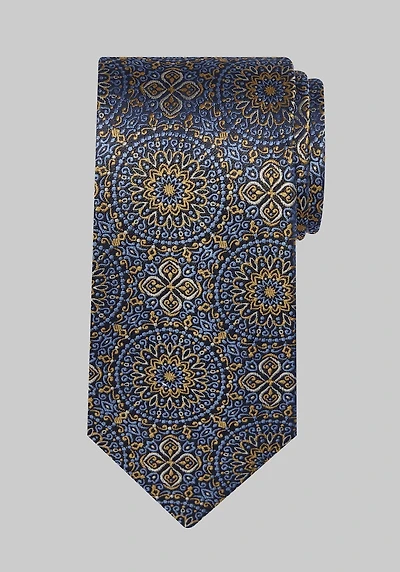 Men's Reserve Collection Medallion Tie at Jos. A. Bank, Gold,