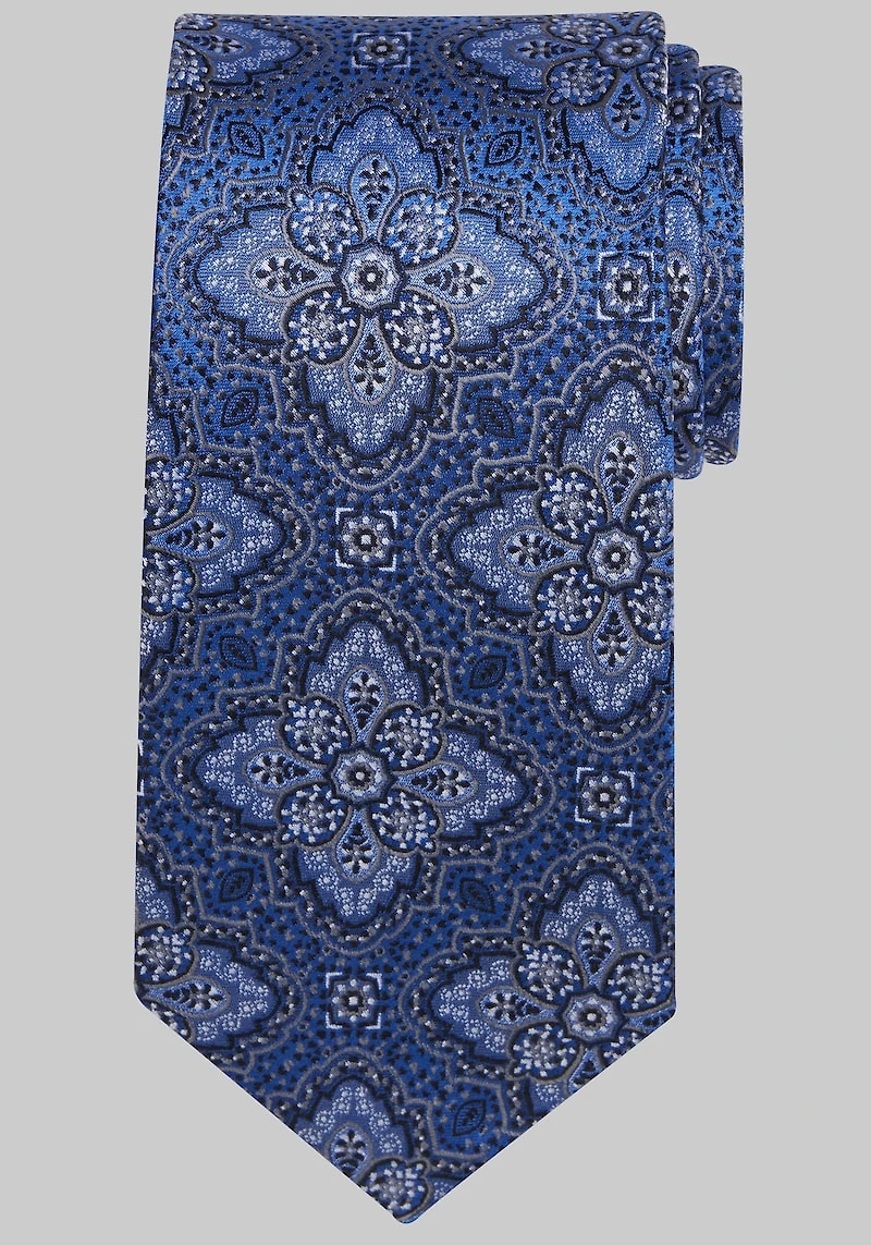 Men's Reserve Collection Medallion Tie at Jos. A. Bank, Blue,