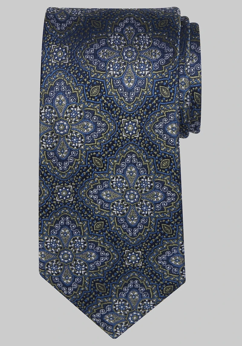 Men's Reserve Collection Medallion Tie at Jos. A. Bank, Green