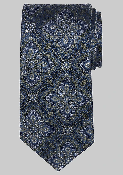 Men's Reserve Collection Medallion Tie at Jos. A. Bank, Green