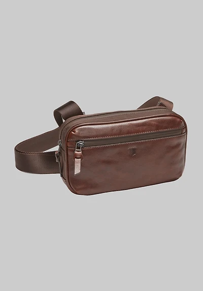 Men's Jos. A. Bank Small Crossbody Belt Bag at Jos. A. Bank, Tan,