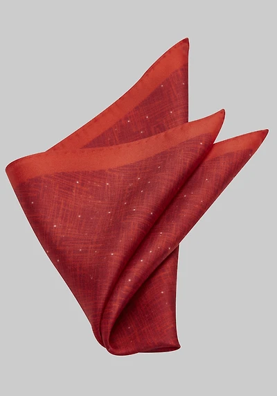 Men's Jos. A. Bank Abstract Pocket Square at Jos. A. Bank, Red,