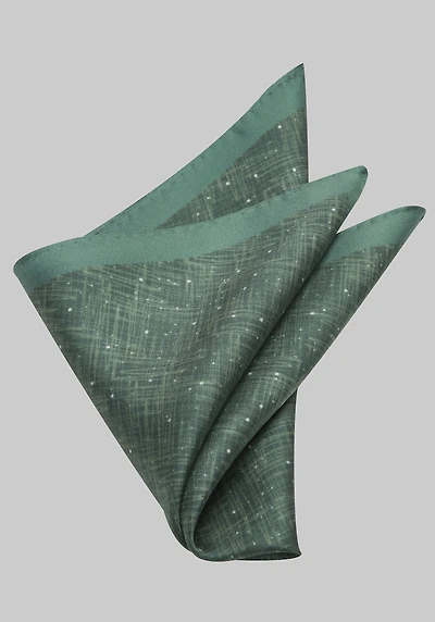 Men's Jos. A. Bank Abstract Pocket Square at Jos. A. Bank, Green,