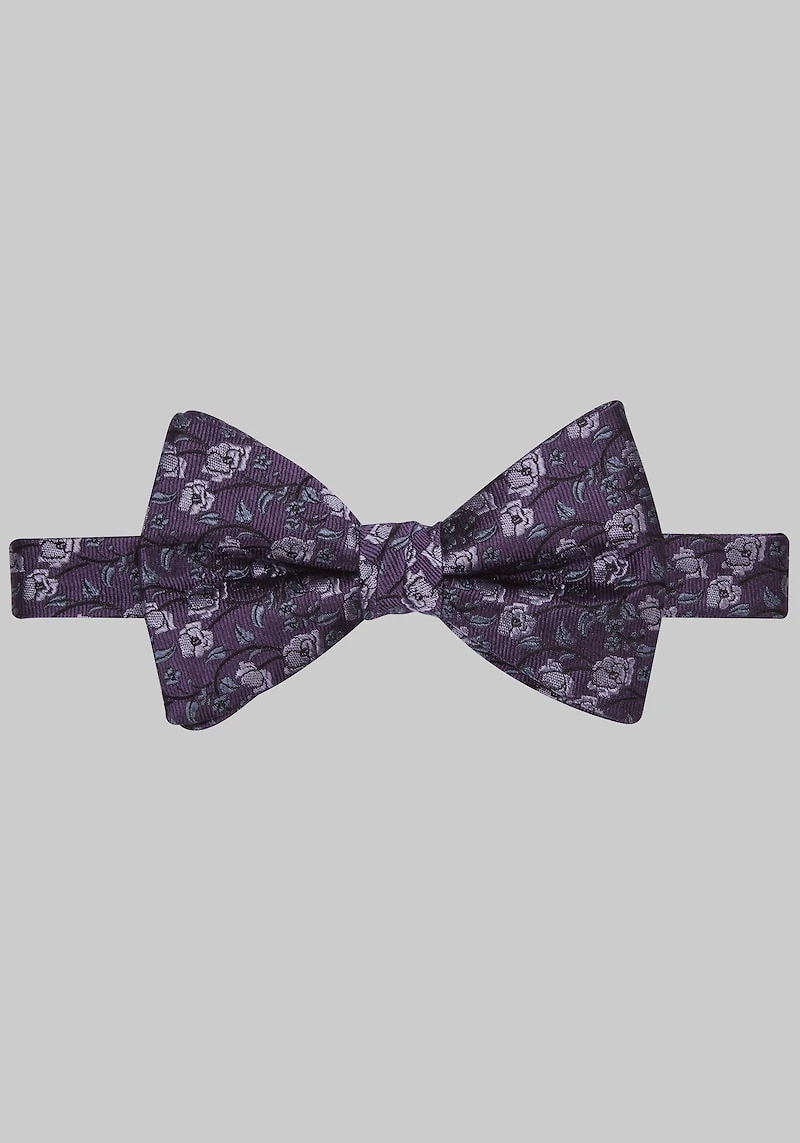 Men's Jos. A. Bank Flowers On The Vine Pre-Tied Bow Tie at Jos. A. Bank, Plum/Purple,