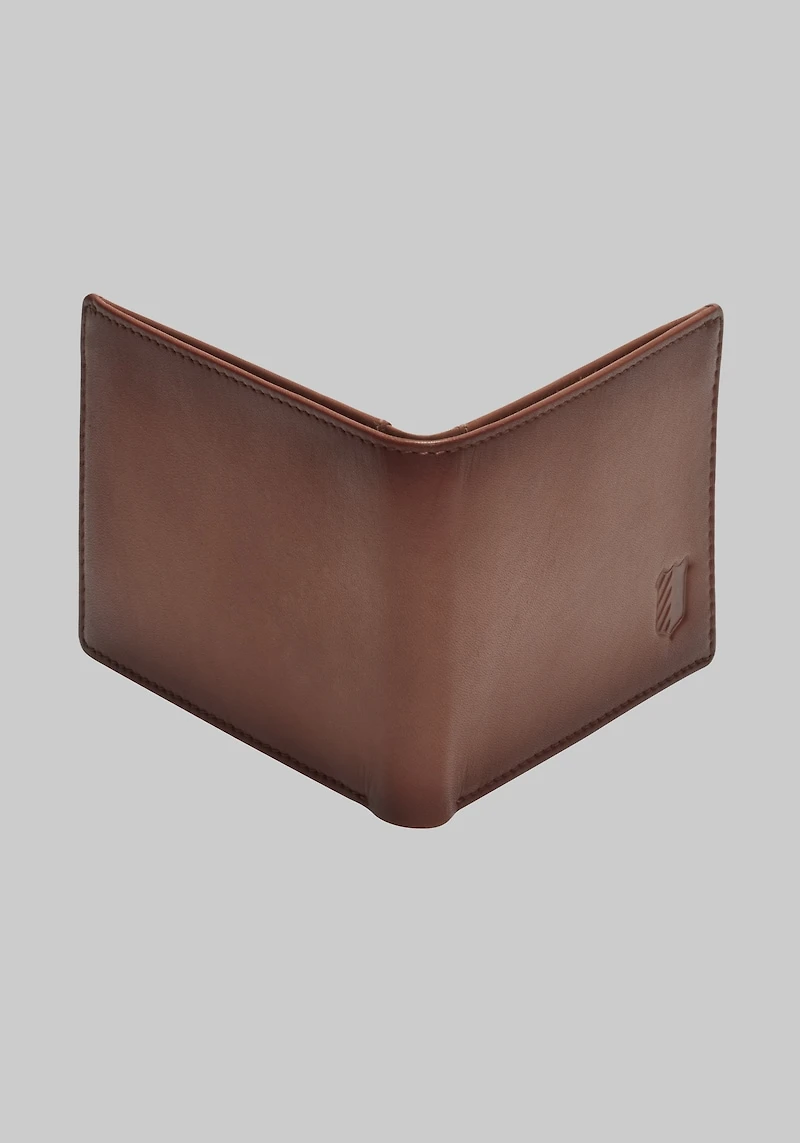 Men's Jos. A. Bank Slim Leather Billfold Wallet at Jos. A. Bank, Tan,