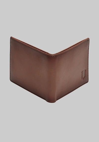 Men's Jos. A. Bank Slim Leather Billfold Wallet at Jos. A. Bank, Tan,