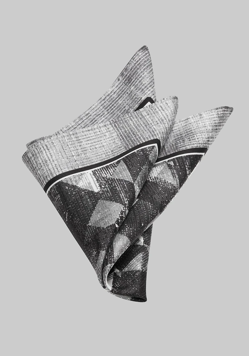 Men's Jos. A. Bank Silk Pocket Square at Jos. A. Bank, Grey,