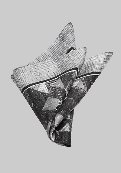 Men's Jos. A. Bank Silk Pocket Square at Jos. A. Bank, Grey,