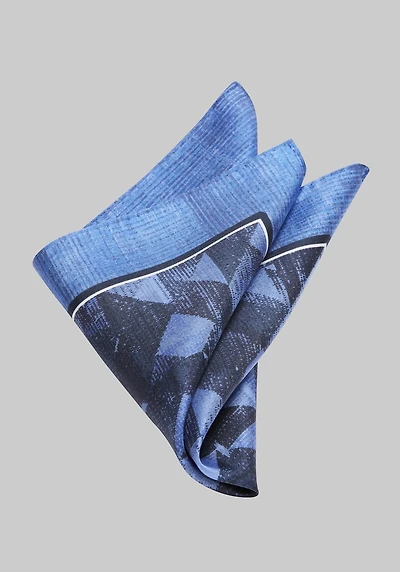 Men's Jos. A. Bank Silk Pocket Square at Jos. A. Bank, Blue,