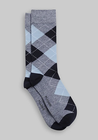 Men's Jos. A. Bank Argyle Patterned Socks, 1-Pair at Jos. A. Bank, Blue/Navy,