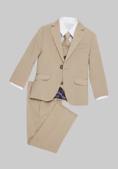 Men's Cleo By Peanut Butter Collection Slim Fit Ramses 5-Piece Suit at Jos. A. Bank, Tan