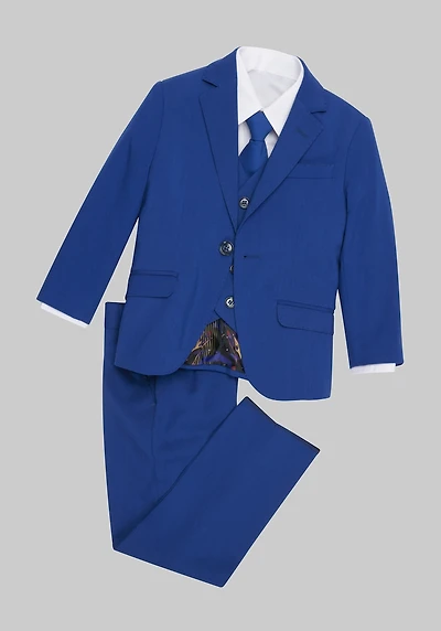 Men's Cleo By Peanut Butter Collection Slim Fit Ramses 5-Piece Suit at Jos. A. Bank, Blue