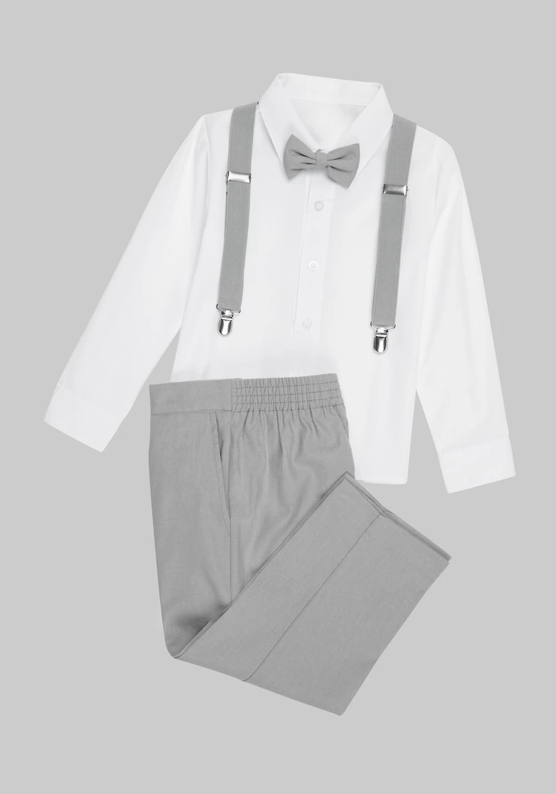 Men's Peanut Butter Collection Barn Safari Line 4-Piece Suit Set at Jos. A. Bank, Grey