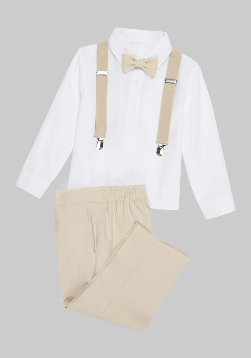 Men's Peanut Butter Collection Barn Safari Line 4-Piece Suit Set at Jos. A. Bank, Tan