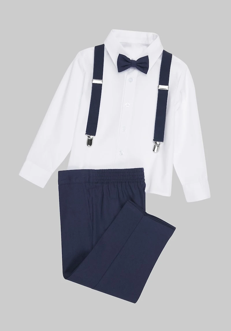 Men's Peanut Butter Collection Barn Safari Line 4-Piece Suit Set at Jos. A. Bank, Blue