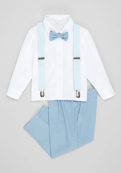 Peanut Butter Collection Barn Safari Line 4-Piece Toddler Boys Suit Set at Jos. A. Bank, Powder Blue