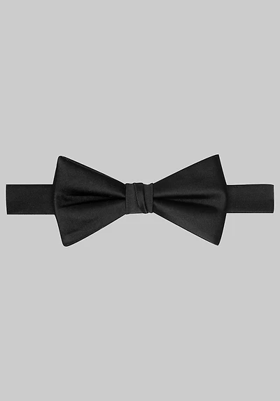 Men's Jos. A. Bank Black Silk Pre-Tied Bow Tie at Jos. A. Bank, Black,