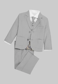 Men's Peanut Butter Collection Joey Safari Linen 5-Piece Suit Set at Jos. A. Bank, Grey