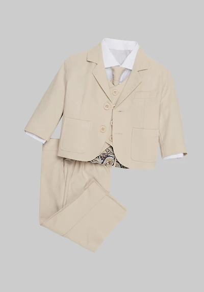 Men's Peanut Butter Collection Joey Safari Linen 5-Piece Suit Set at Jos. A. Bank, Tan
