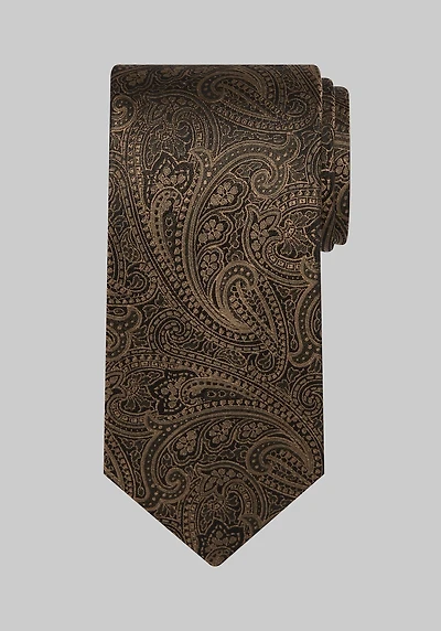 Men's Reserve Collection Tonal Paisley Tie at Jos. A. Bank, Taupe,
