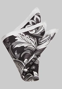 Men's Jos. A. Bank Watercolor Silk Pocket Square at Jos. A. Bank, Black, 