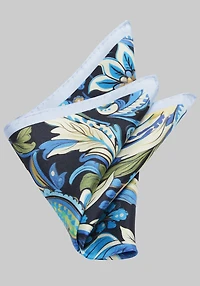 Men's Jos. A. Bank Watercolor Silk Pocket Square at Jos. A. Bank, Blue, 