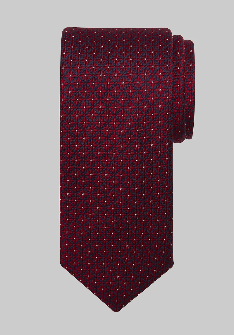 Men's Jos. A. Bank Quadrant Tie - Long at Jos. A. Bank, Red,