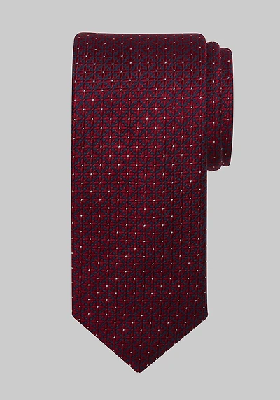 Men's Jos. A. Bank Quadrant Tie - Long at Jos. A. Bank, Red,