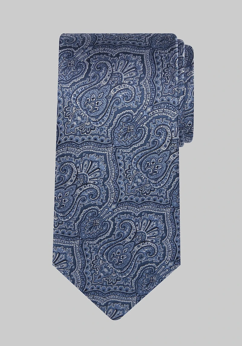 Men's Reserve Collection Textured Persian Paisley Tie at Jos. A. Bank, Blue,