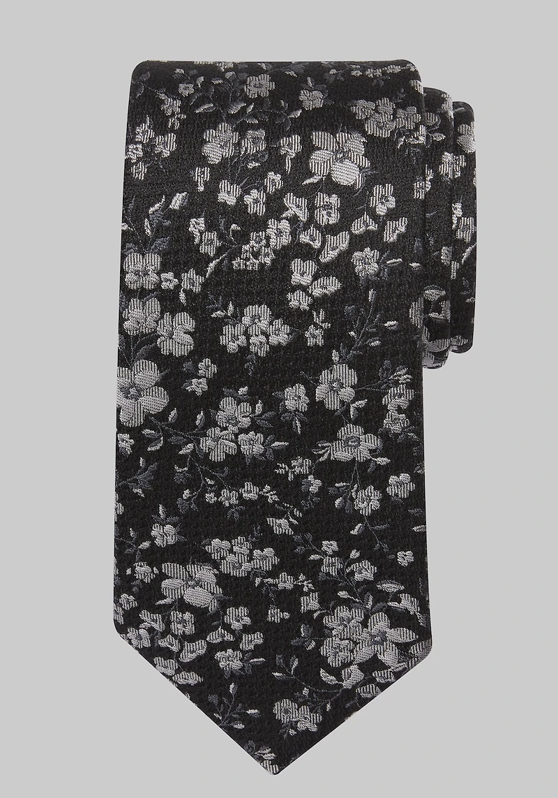 Men's Reserve Collection Floral Bouquet Tie at Jos. A. Bank, Black,
