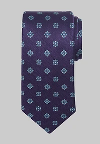 Men's Traveler Collection Floral Medallion Tie at Jos. A. Bank, Purple,