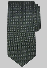 Men's Traveler Collection Dot Grid Tie at Jos. A. Bank, Green,