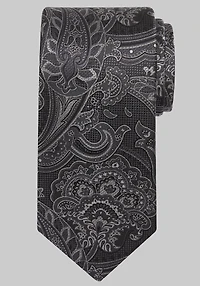 Men's Reserve Collection Paisley Tie at Jos. A. Bank, Charcoal/Grey,