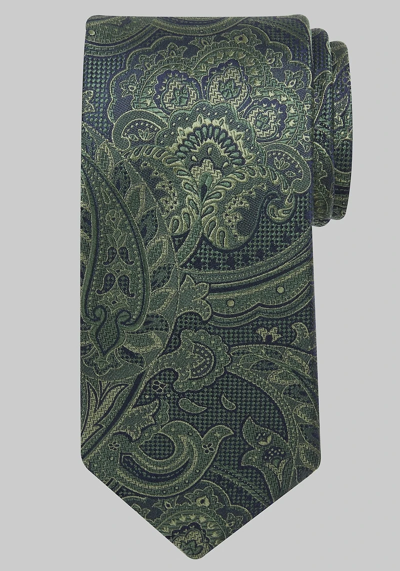 Men's Reserve Collection Paisley Tie at Jos. A. Bank, Green,