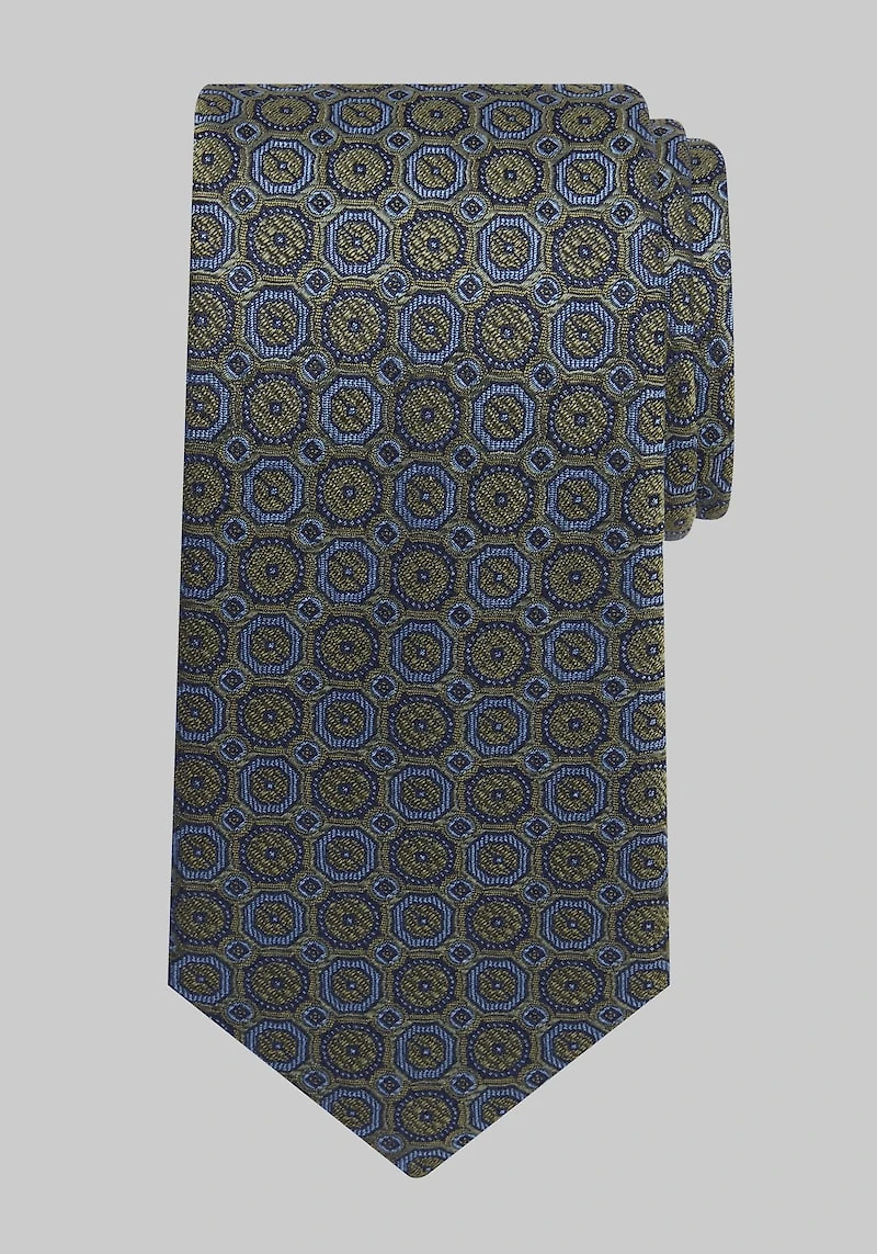 Men's Reserve Collection Medallion Tie at Jos. A. Bank, Green,