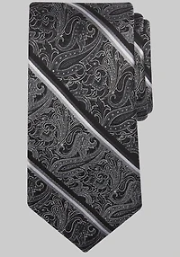 Men's Reserve Collection Paisley Stripe Tie at Jos. A. Bank, Charcoal/Grey,