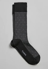Men's Jos. A. Bank Dot & Herringbone Socks, 1 Pair at Jos. A. Bank, Black,