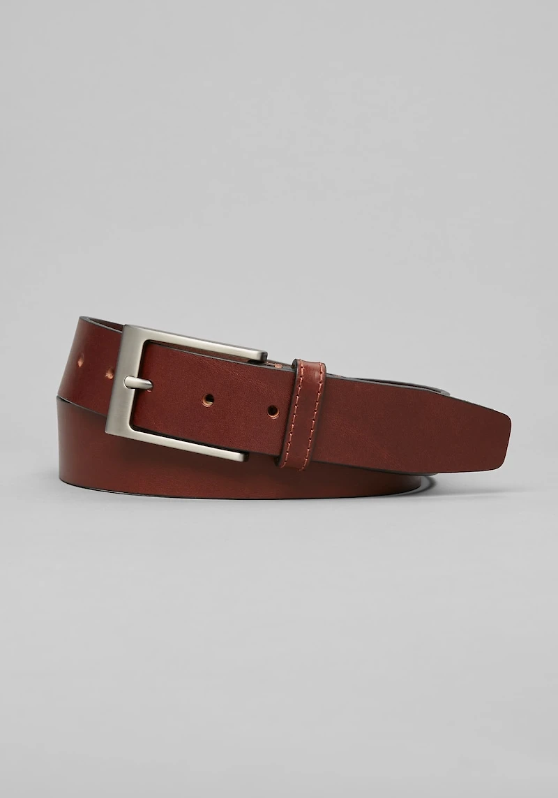 Men's Jos. A. Bank Smooth Leather Belt at Jos. A. Bank, Brown