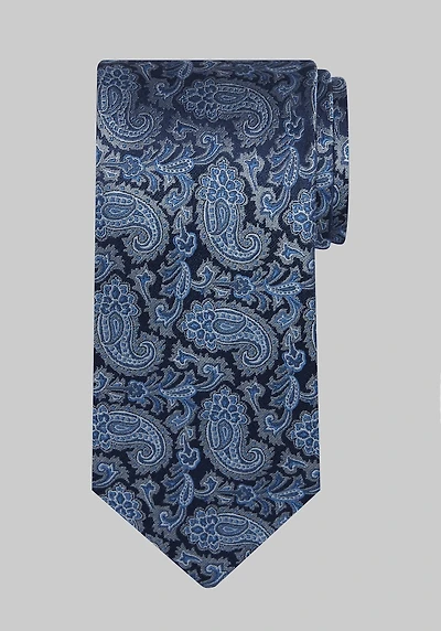 Men's Reserve Collection Tossed Paisley Tie at Jos. A. Bank, Blue,
