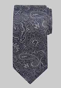 Men's Traveler Collection Pacific Paisley Tie at Jos. A. Bank, Charcoal/Grey,