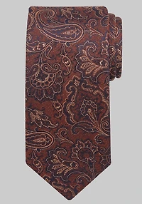 Men's Traveler Collection Pacific Paisley Tie at Jos. A. Bank, Orange/Rust,