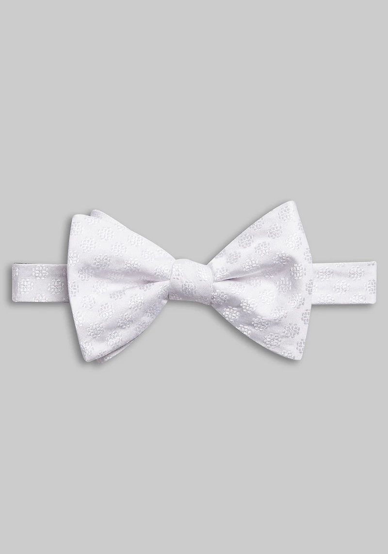 Men's Jos. A. Bank Geo Floral Pre-Tied Formal Bow Tie at Jos. A. Bank, Cream/White,