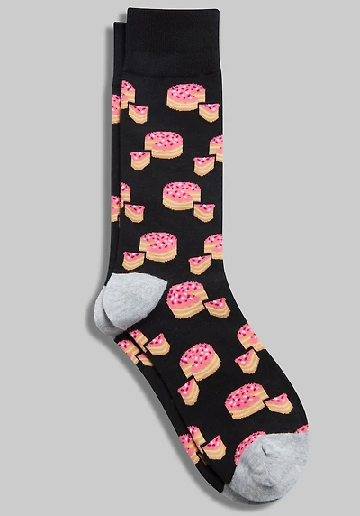 Men's Jos. A. Bank Piece of Cake Socks at Jos. A. Bank, Black,