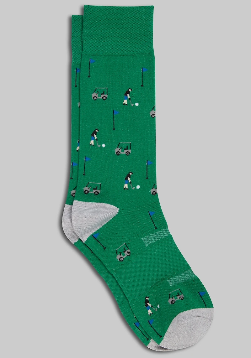 Men's Jos. A. Bank Golf Socks at Jos. A. Bank, Verdant Green,